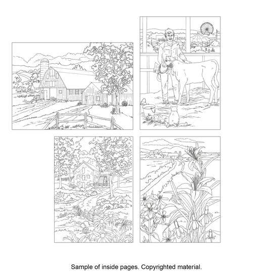 Creative Haven Country Scenes Coloring Book
